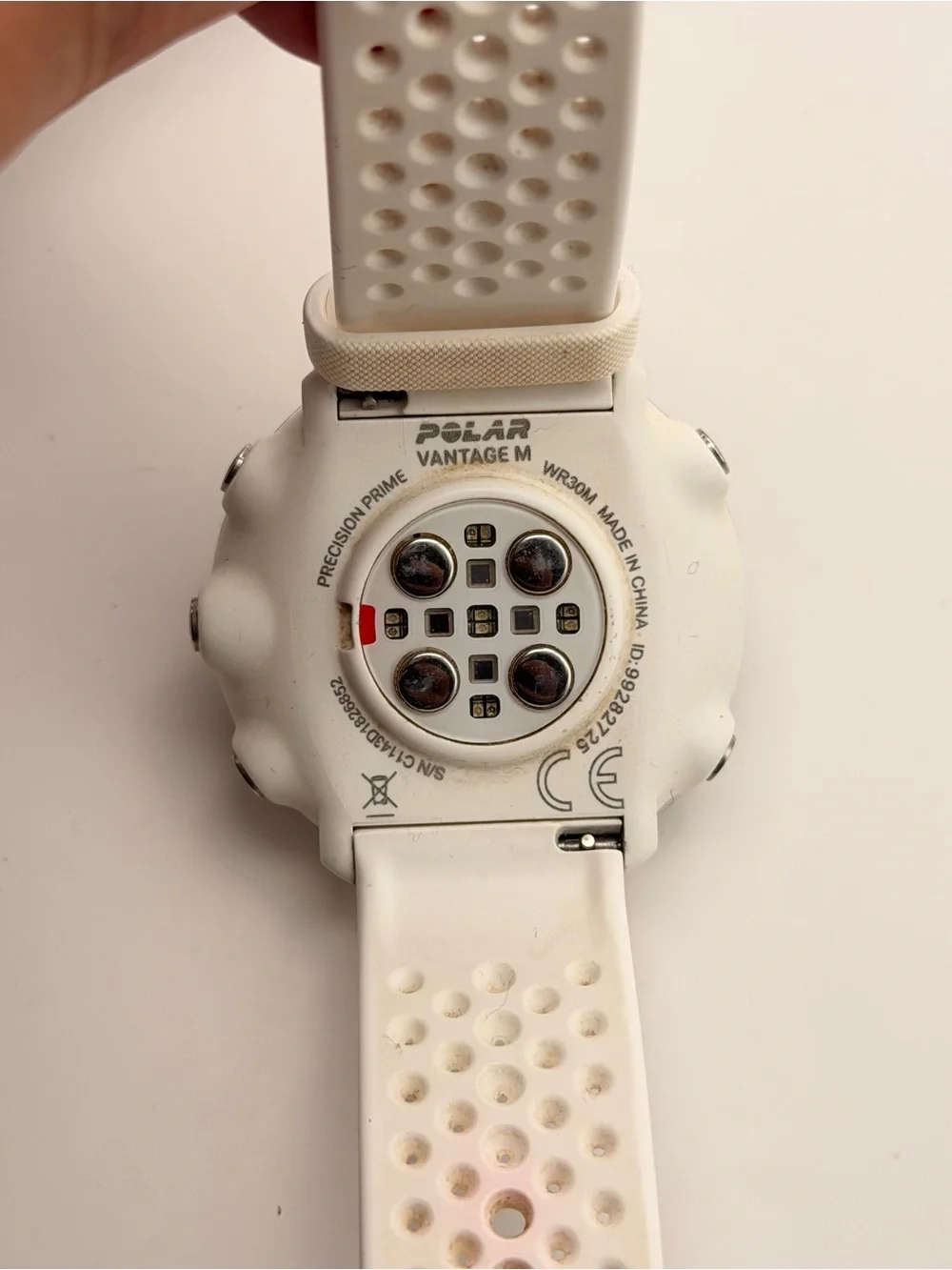 Polar Vantage M Smartwatch, Tested, Charger Included, Very Good, White,